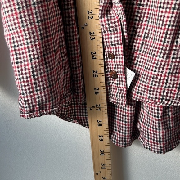 Pendleton Canterbury Cloth Flannel Shirt Pima Cotton Merino Wool Size Small - Picture 8 of 9